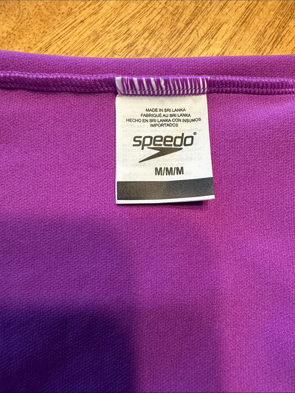 Speedo Purple One-Shoulder Floral Ruffle Kids Swimsuit